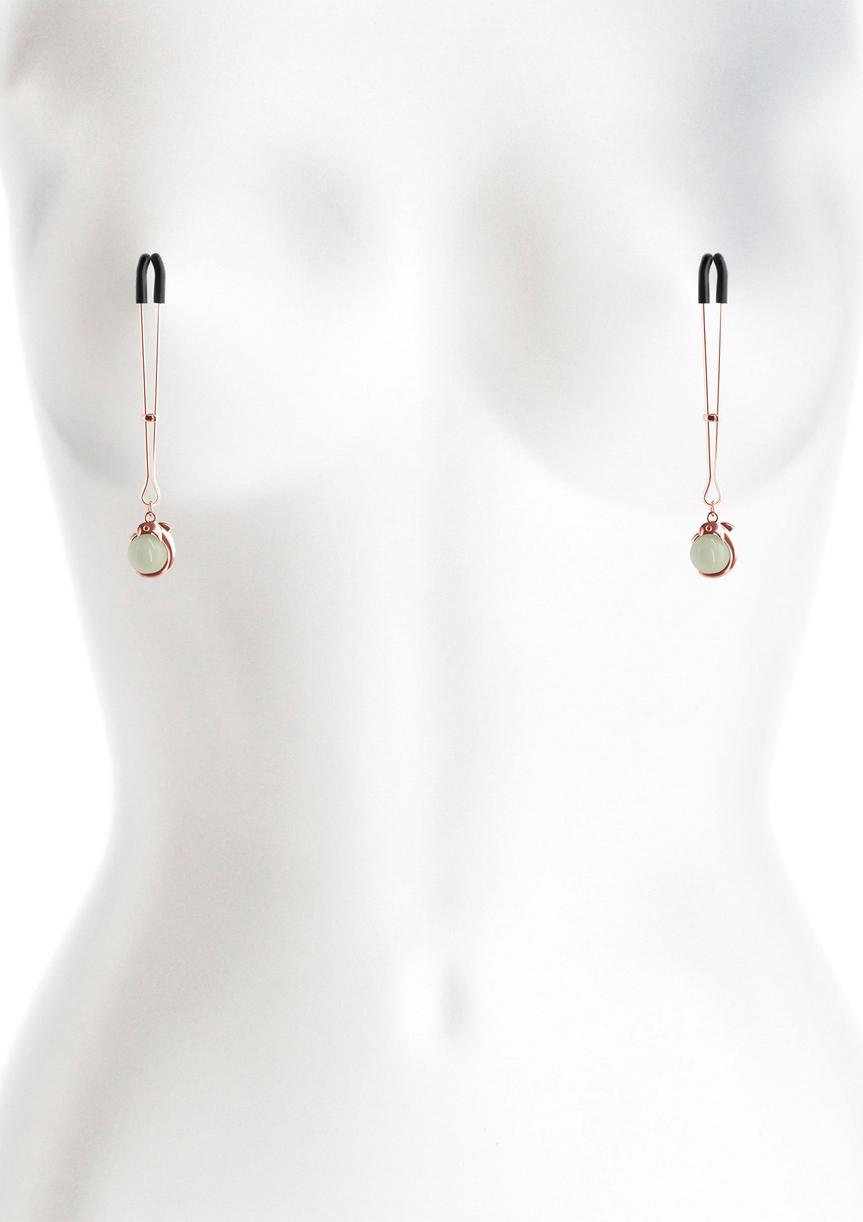 19180 ns novelties bound nipple clamps g1