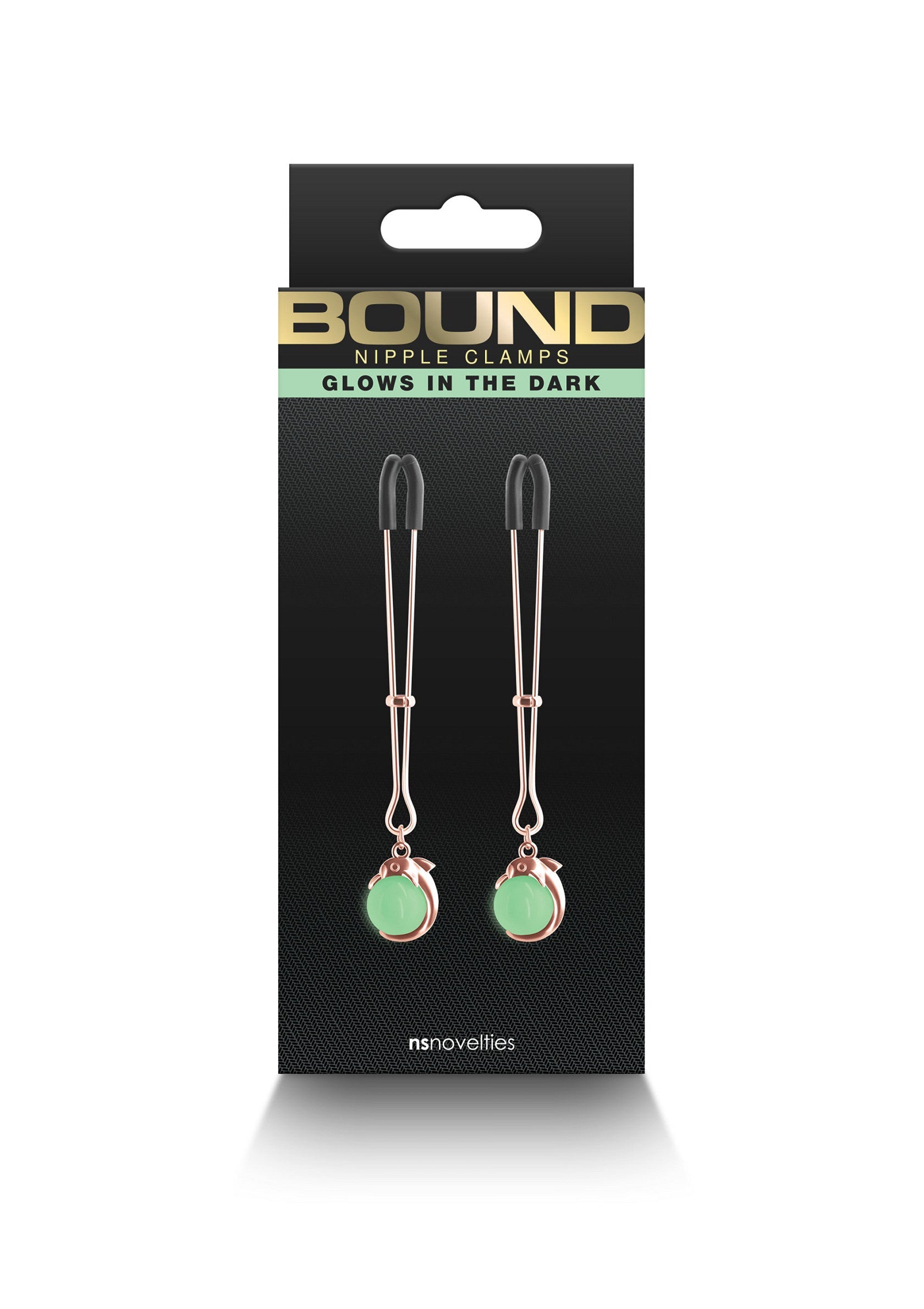 19180 ns novelties bound nipple clamps g1