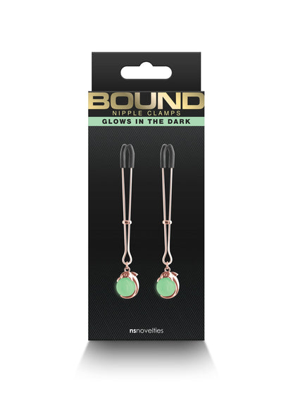 19180 ns novelties bound nipple clamps g1