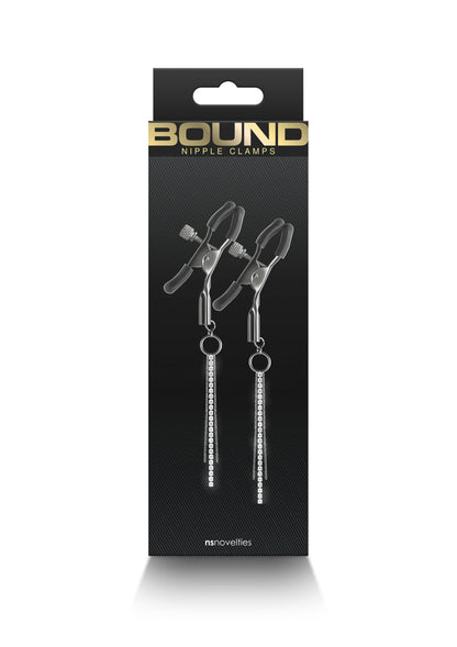 19190 ns novelties bound nipple clamps d3