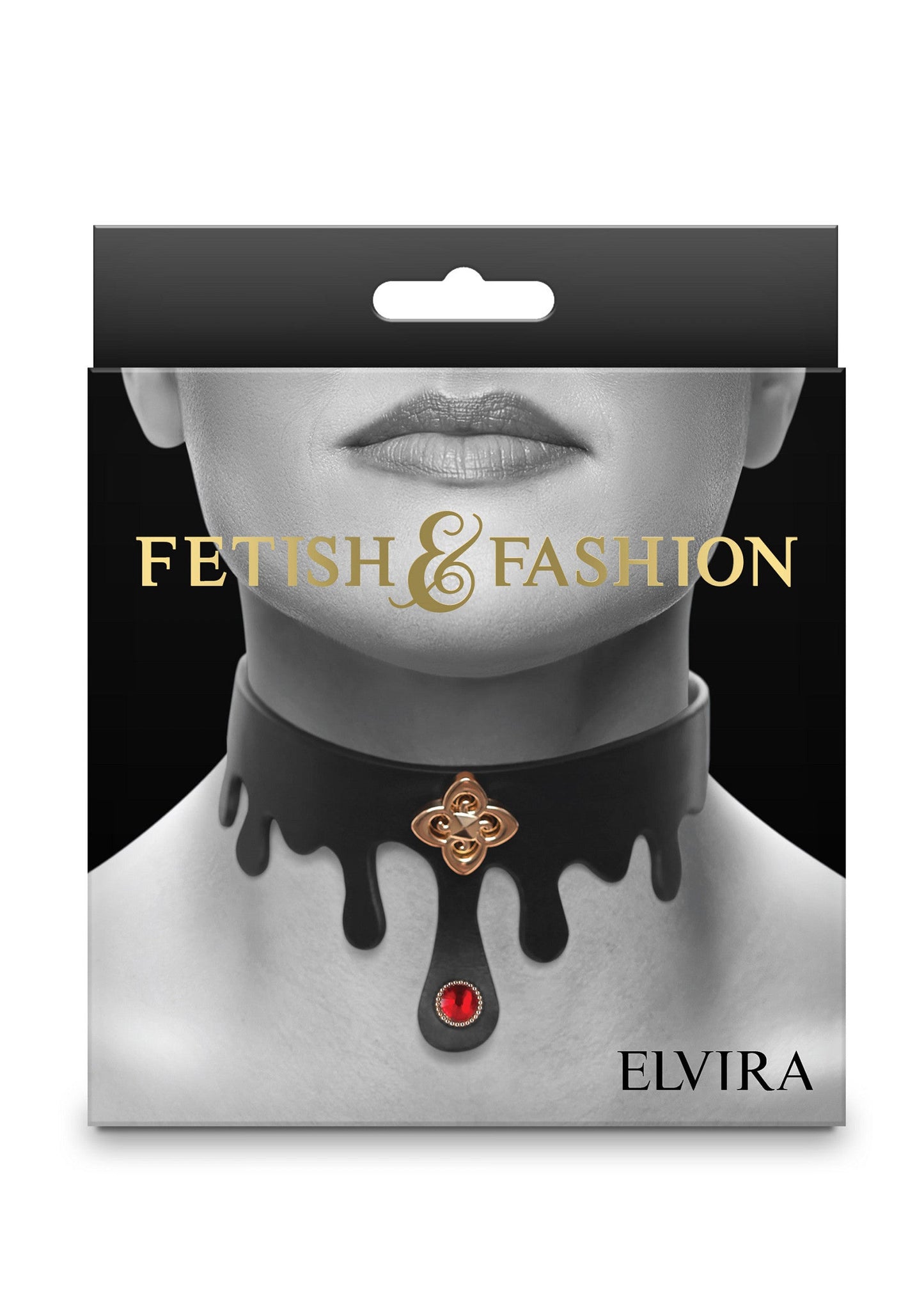 19234 ns novelties fetish fashion elvira collar