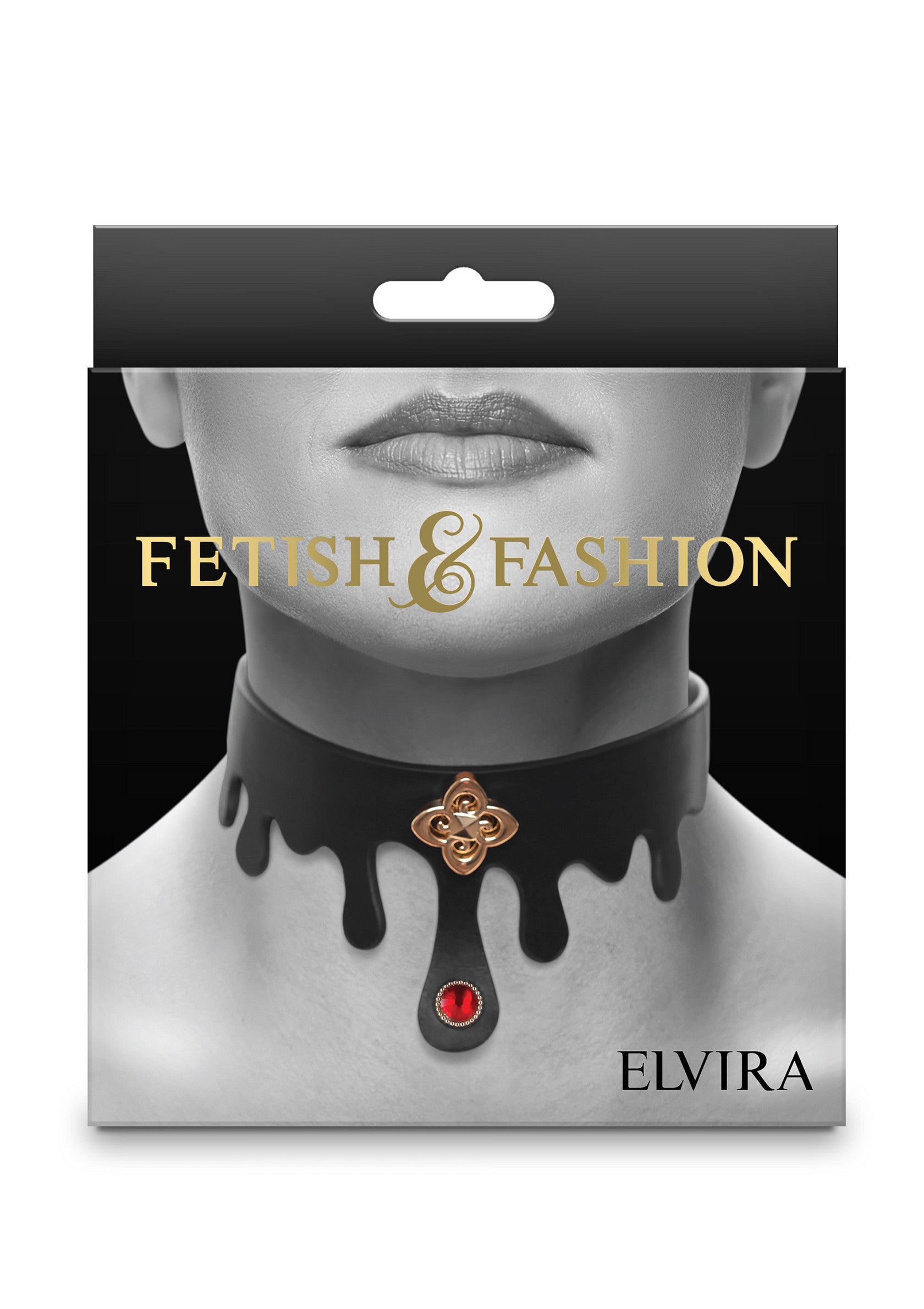 19234 ns novelties fetish fashion elvira collar