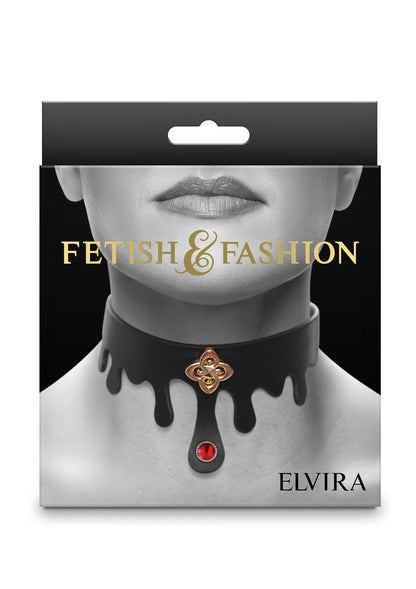 19234 ns novelties fetish fashion elvira collar