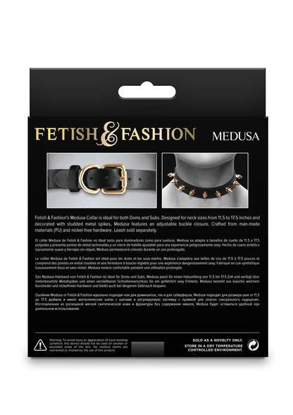 19236 ns novelties fetish fashion medusa collar