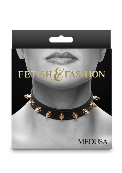 19236 ns novelties fetish fashion medusa collar