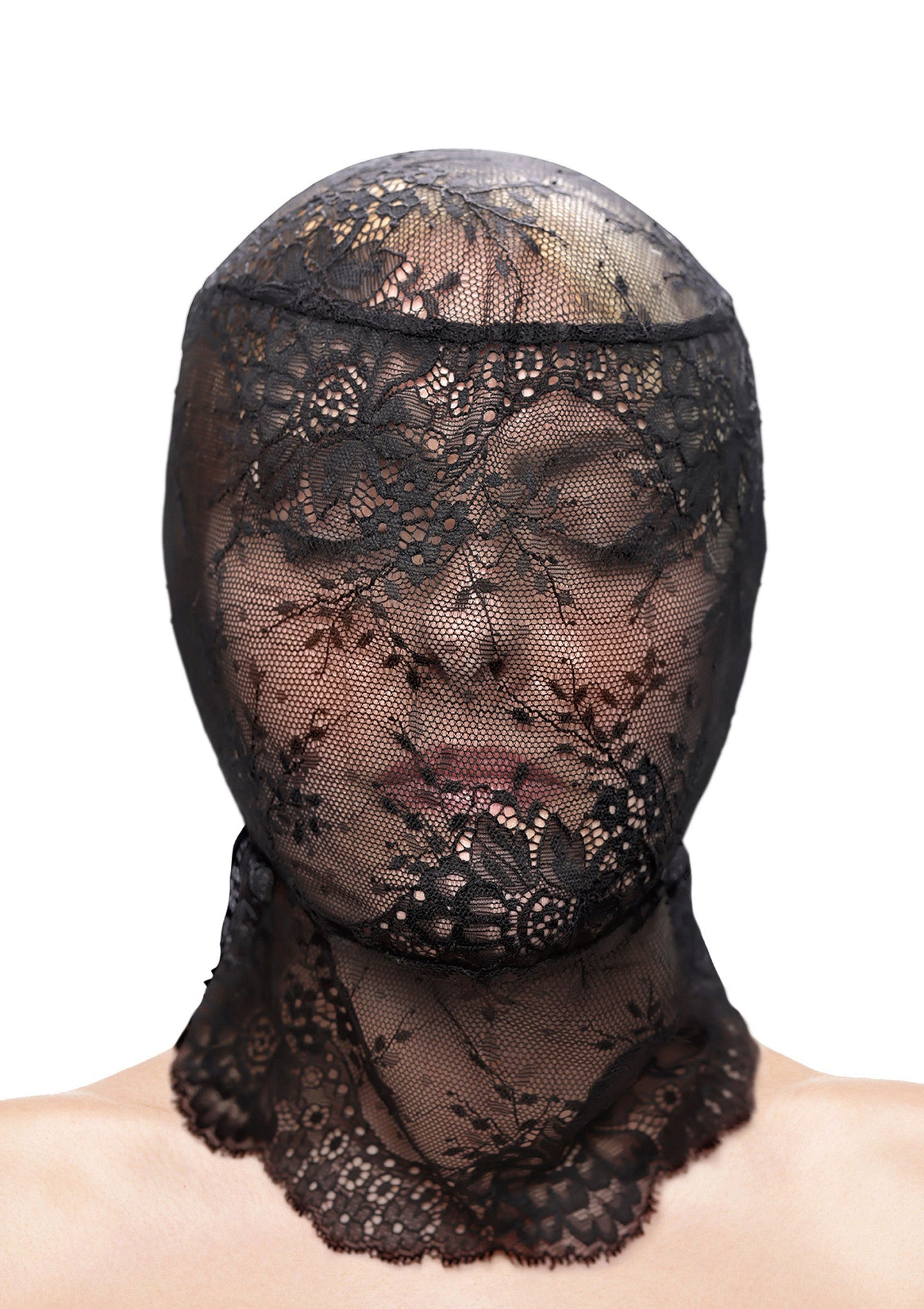 19240 ns novelties fetish fashion lace hood