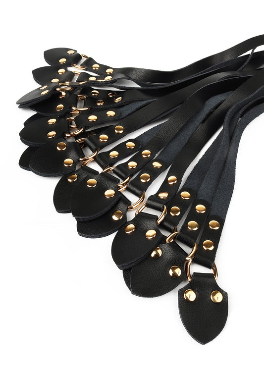 Leather Cat-o-Nine Whip