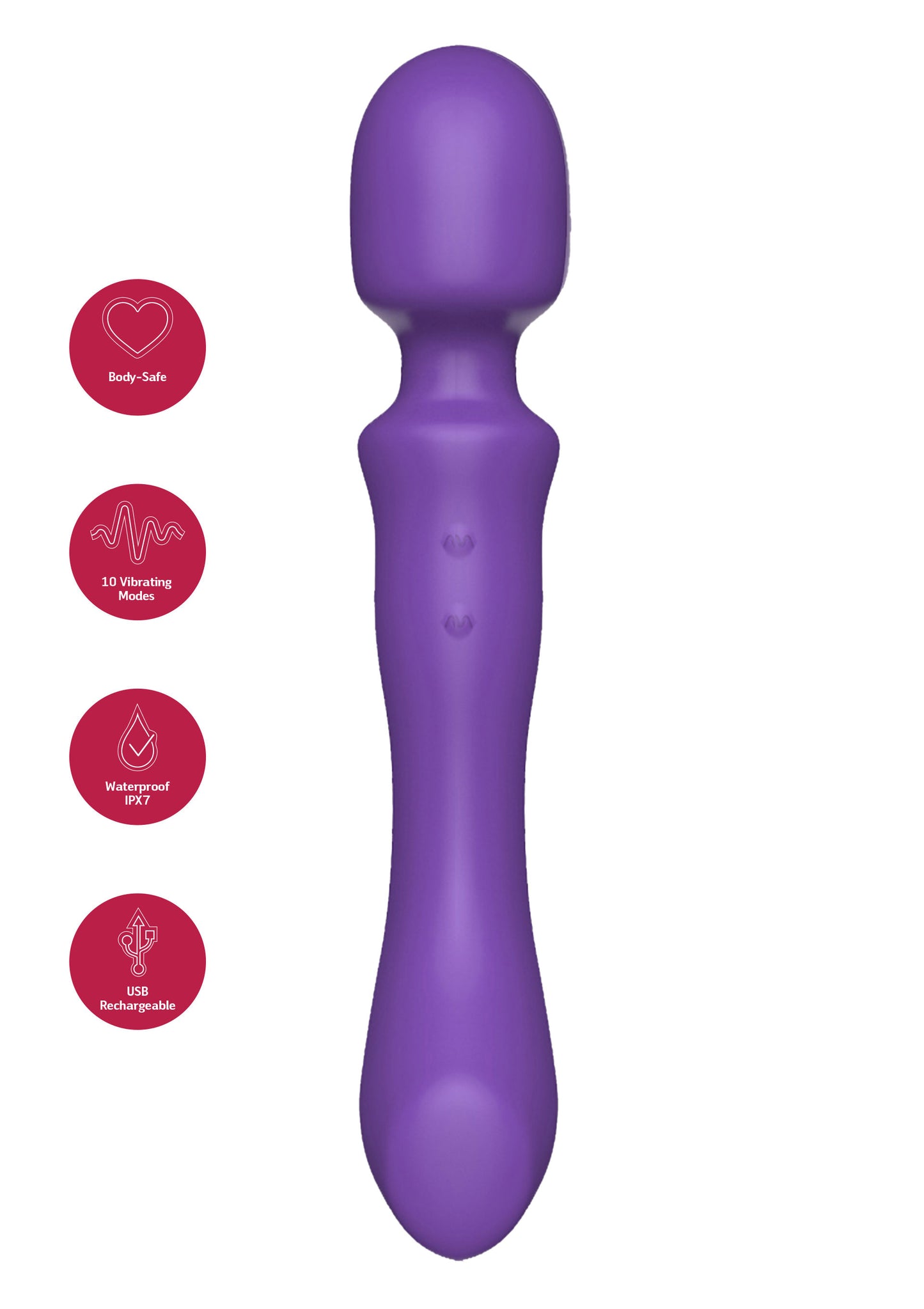 Dual-Sided Massaging Vibrating Wand
