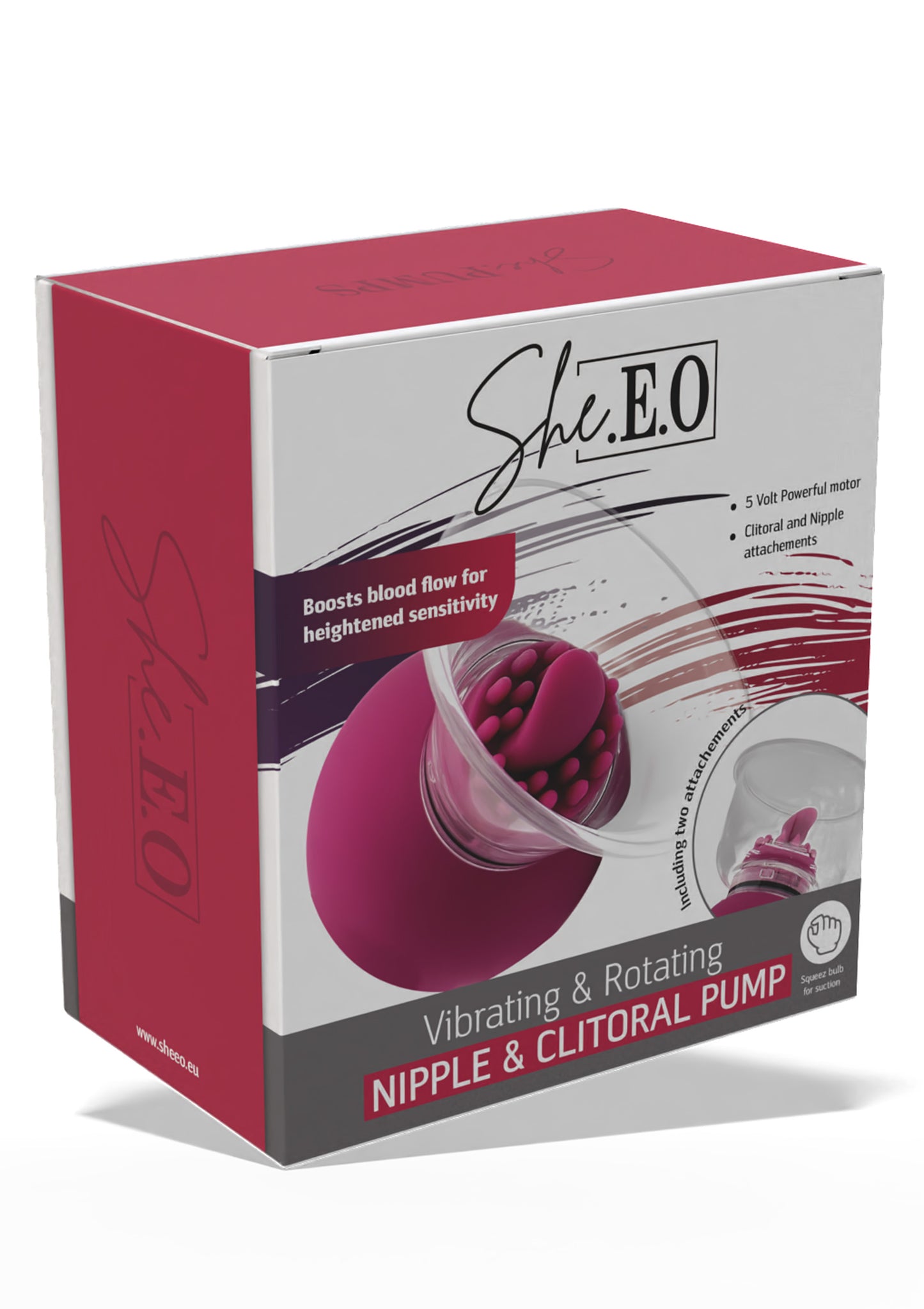 Vibrating & Rotating Nipple & Clitoral Pump