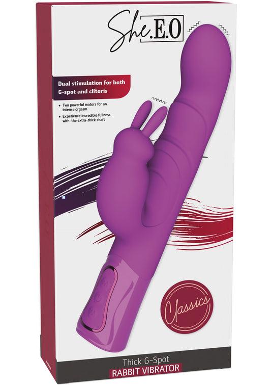 Vibrating G-Spot Thick Rabbit Vibrator