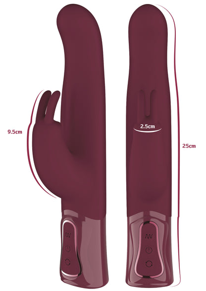 Rotating & Vibrating Thick Rabbit Vibrator