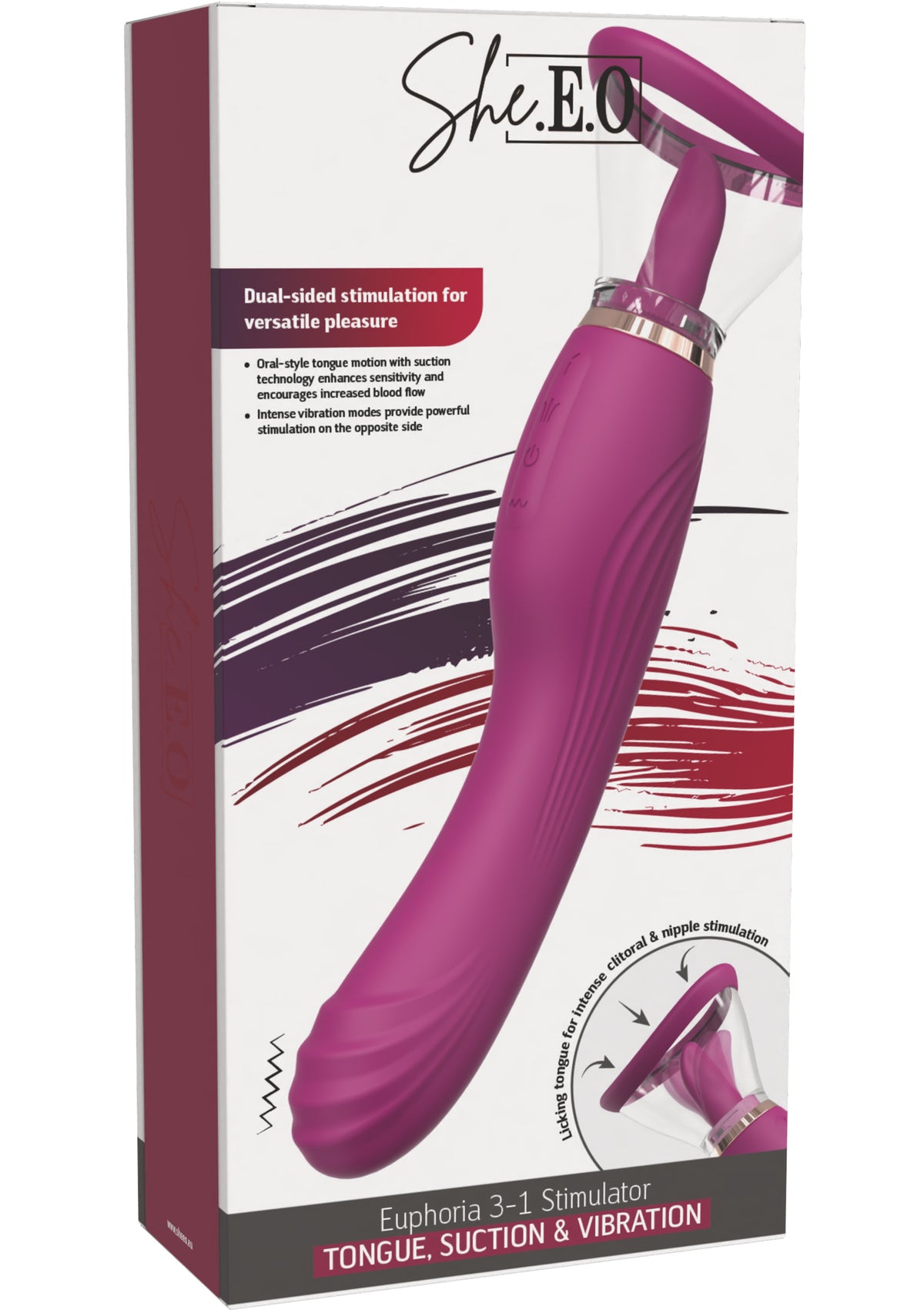 Euphoria Tongue, Suction & Stimulator