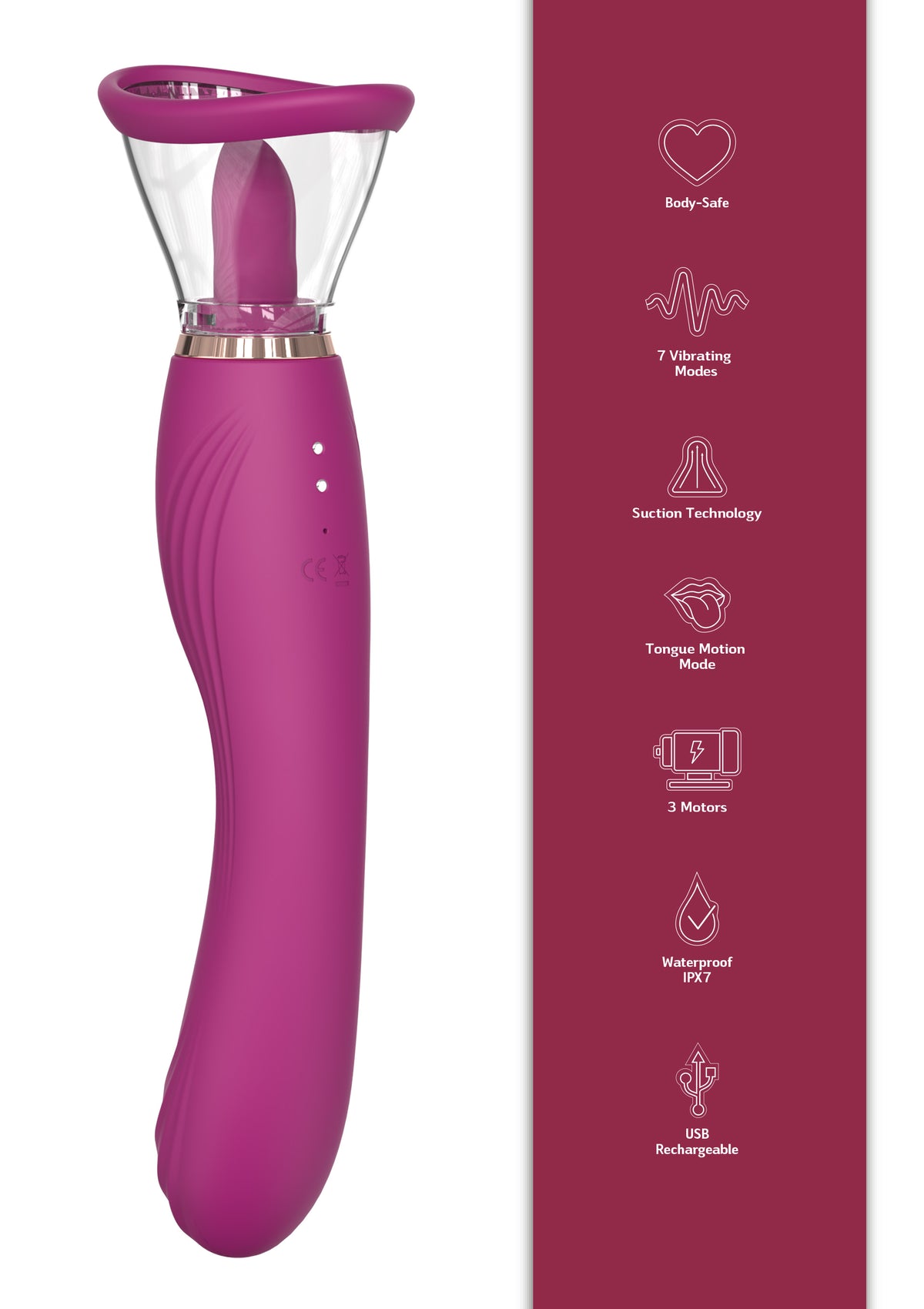 Euphoria Tongue, Suction & Stimulator