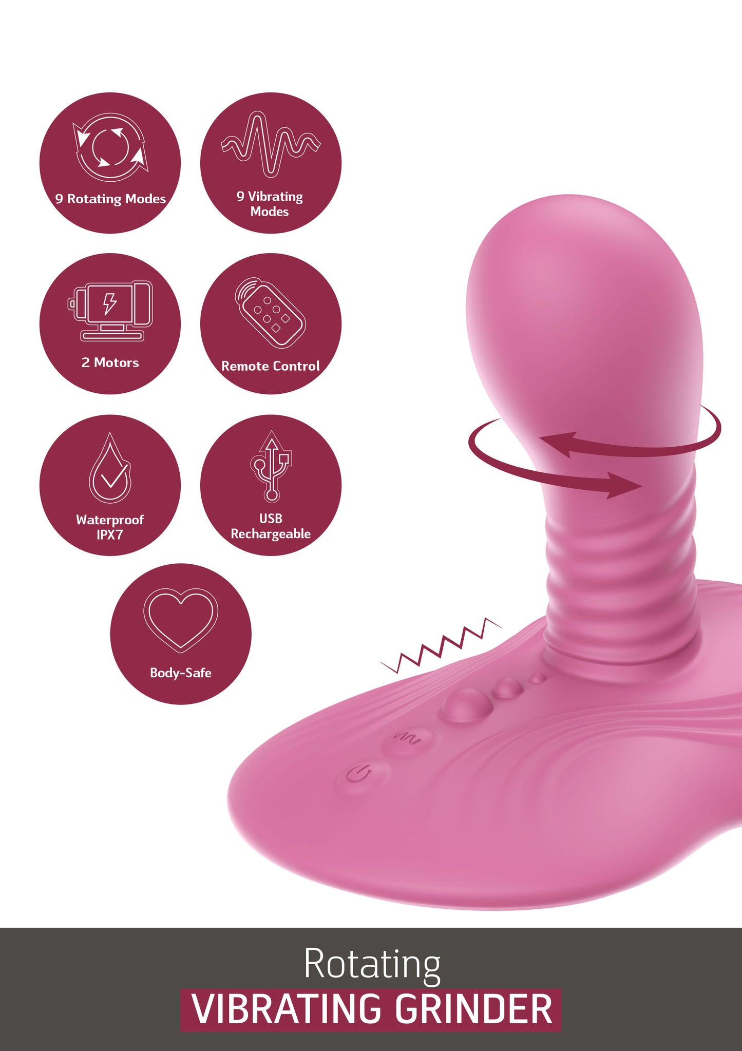 Rotating Vibrating Grinder