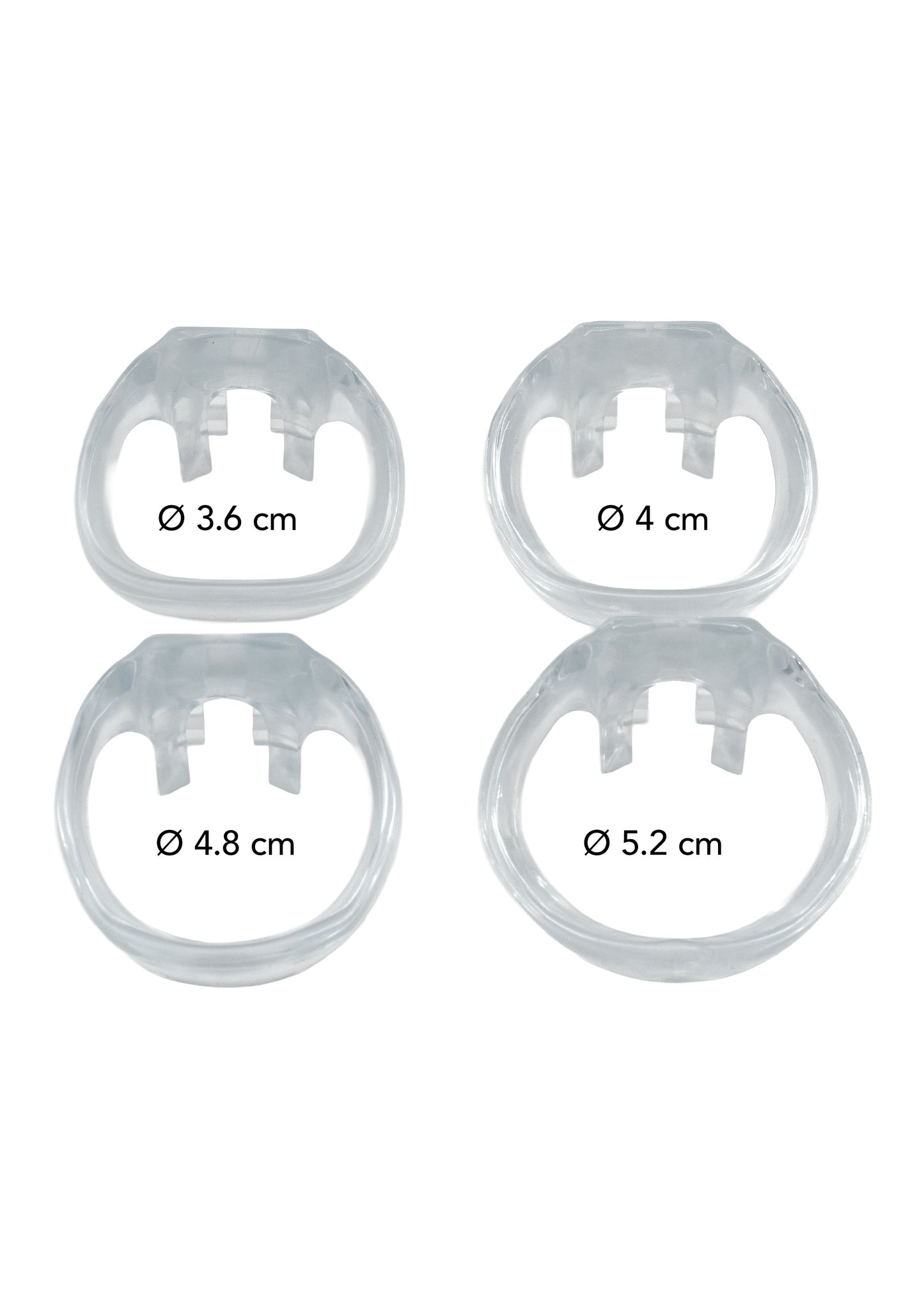 Clear Control Cock Cage X-Short