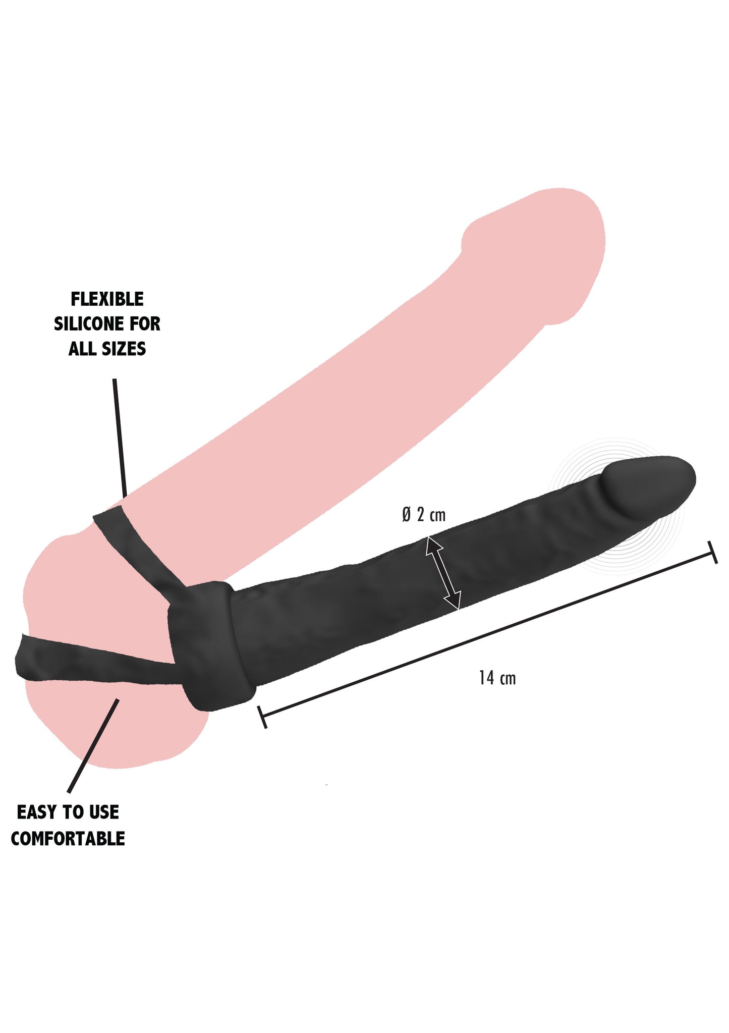 Vibrating Double Trouble Anal Penetrator