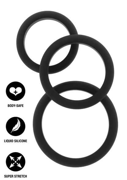 Stamina Premium C-Rings 3 Pcs Set