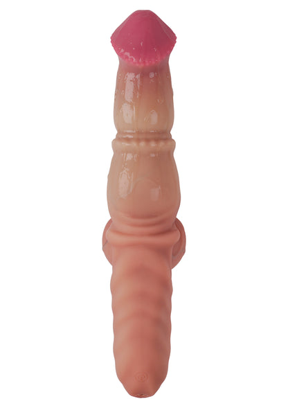 Mutant Rumbler Vibrating Dildo Liquid Silicone