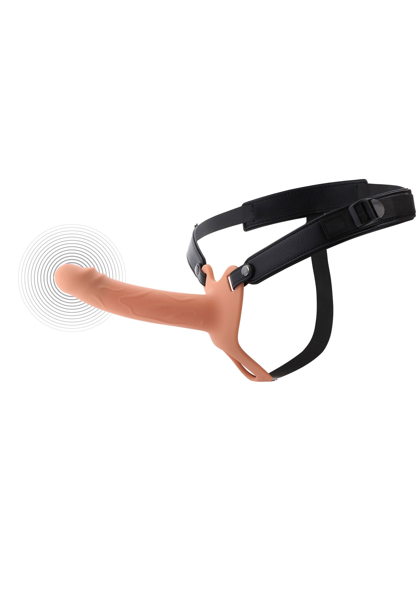 Hollow Penis Strapon Vibrating 18cm