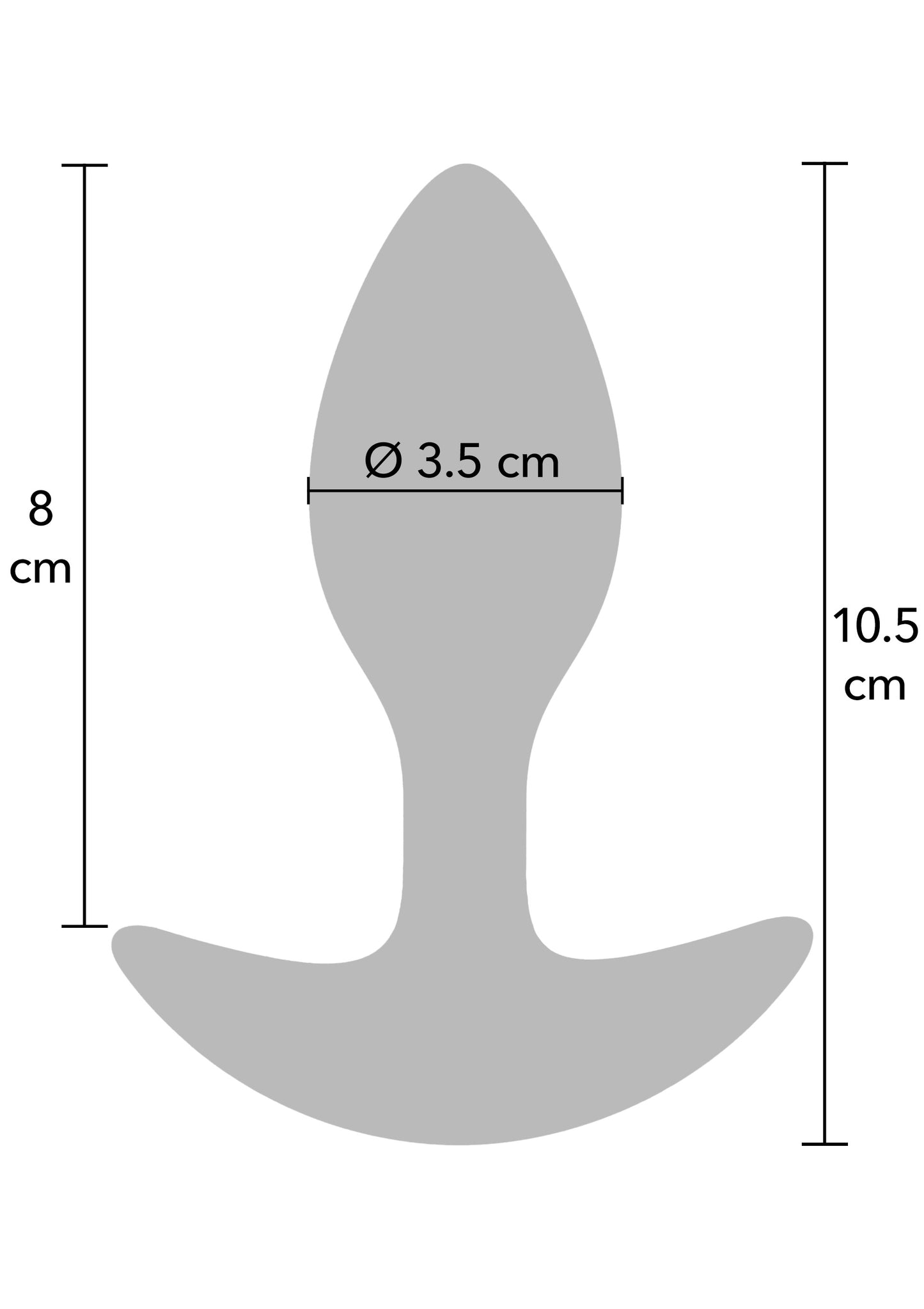 Weighted Anal Plug 150g