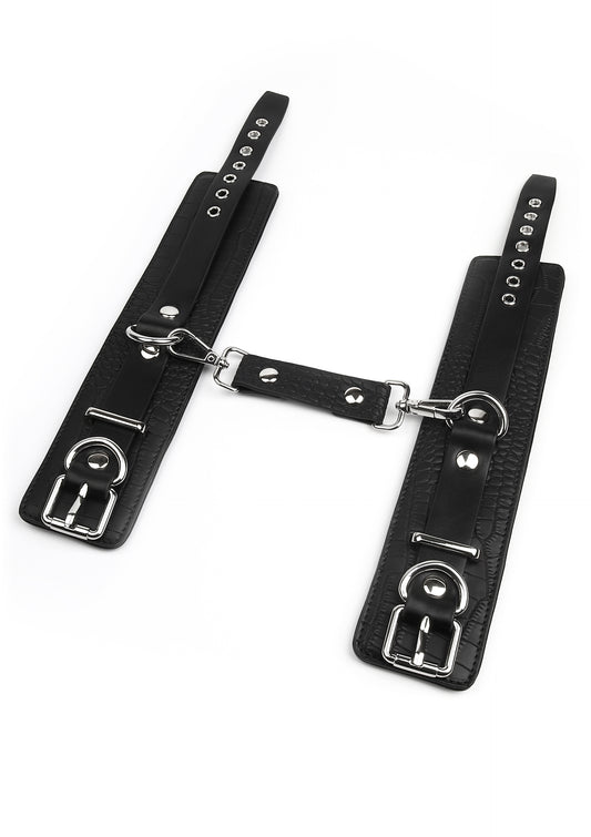 Croc-Embossed Wrist Cuffs