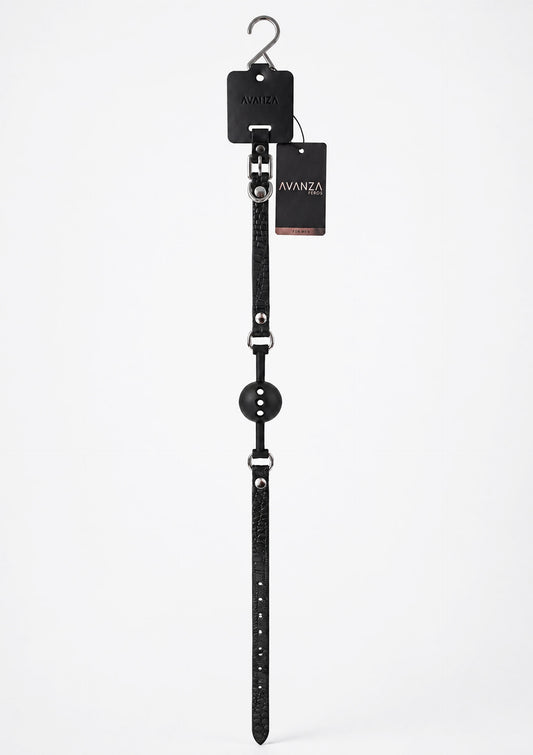 Croc-Embossed Ball Gag
