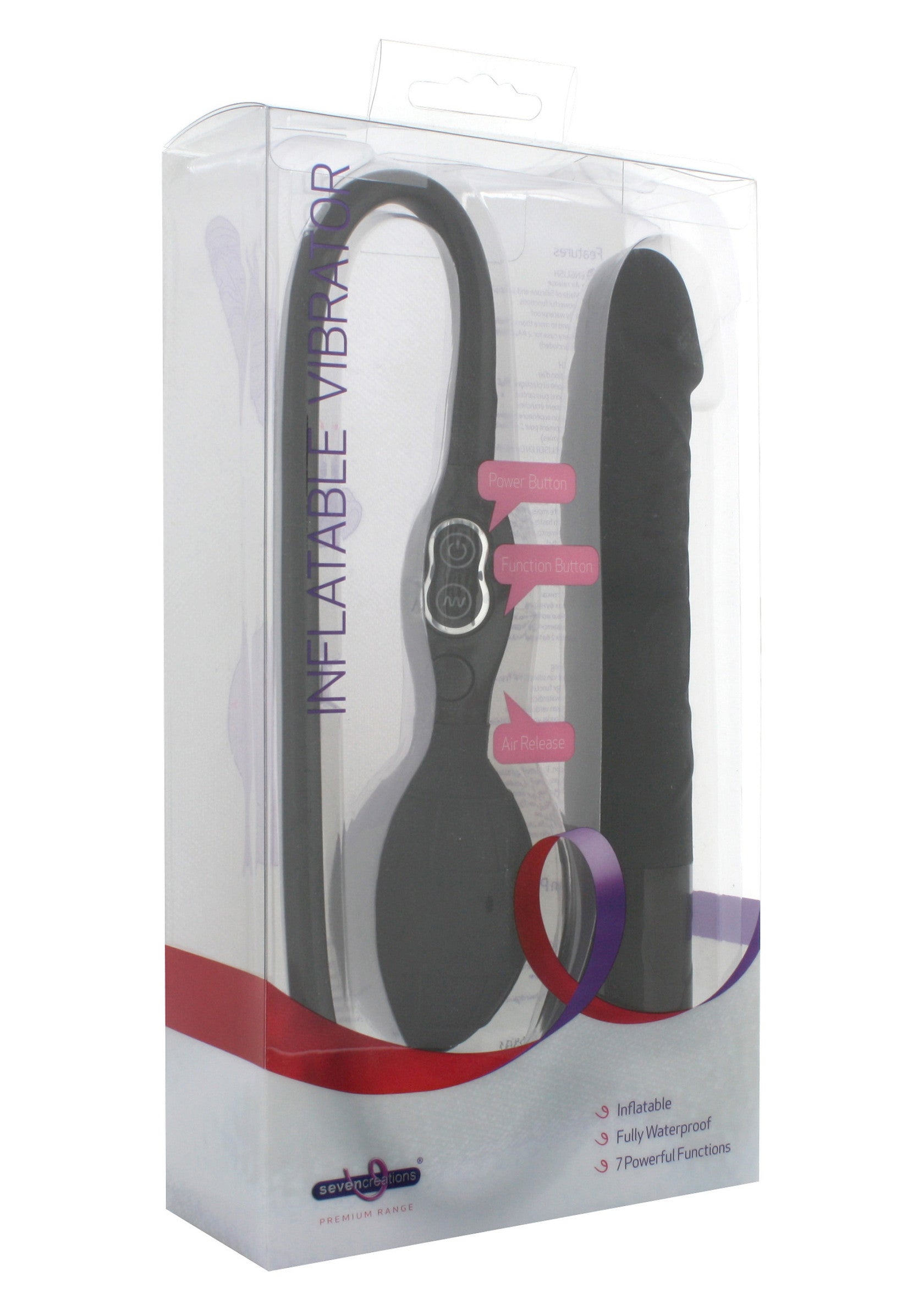 25274 seven creations inflatable anal vibrator