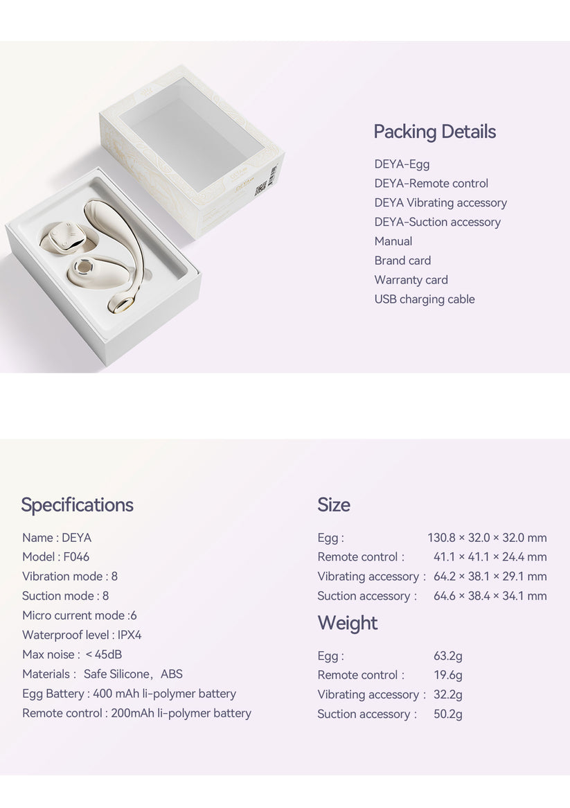 Deya Wearable Panty 3 Deya Wearable Panty Vibrator | Ferngesteuertes App-Toy | RaiX