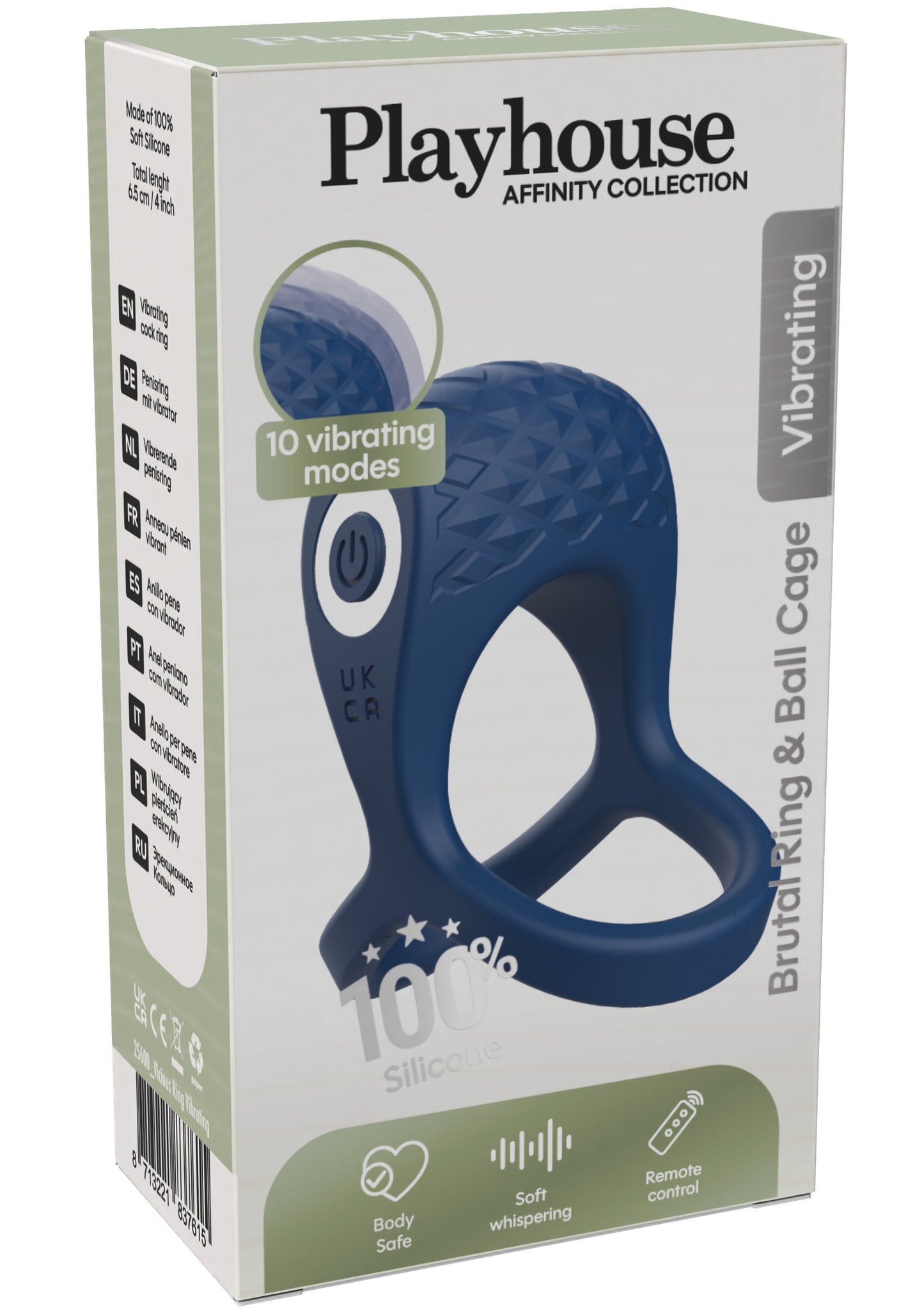 Brutal Ring & Ball Cage Vibrating + Remote