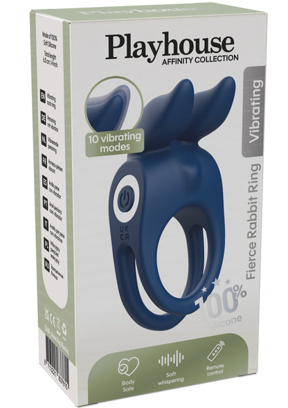 Fierce Rabbit Ring Vibrating + Remote