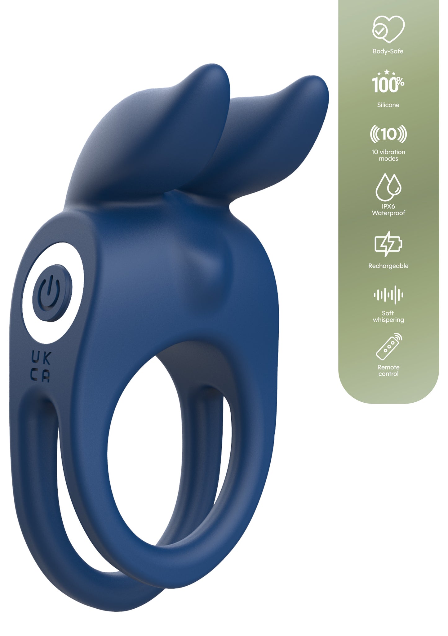Fierce Rabbit Ring Vibrating + Remote