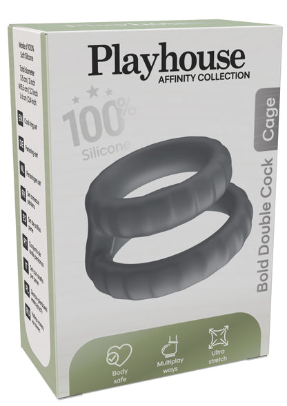 Bold Double Cock Cage