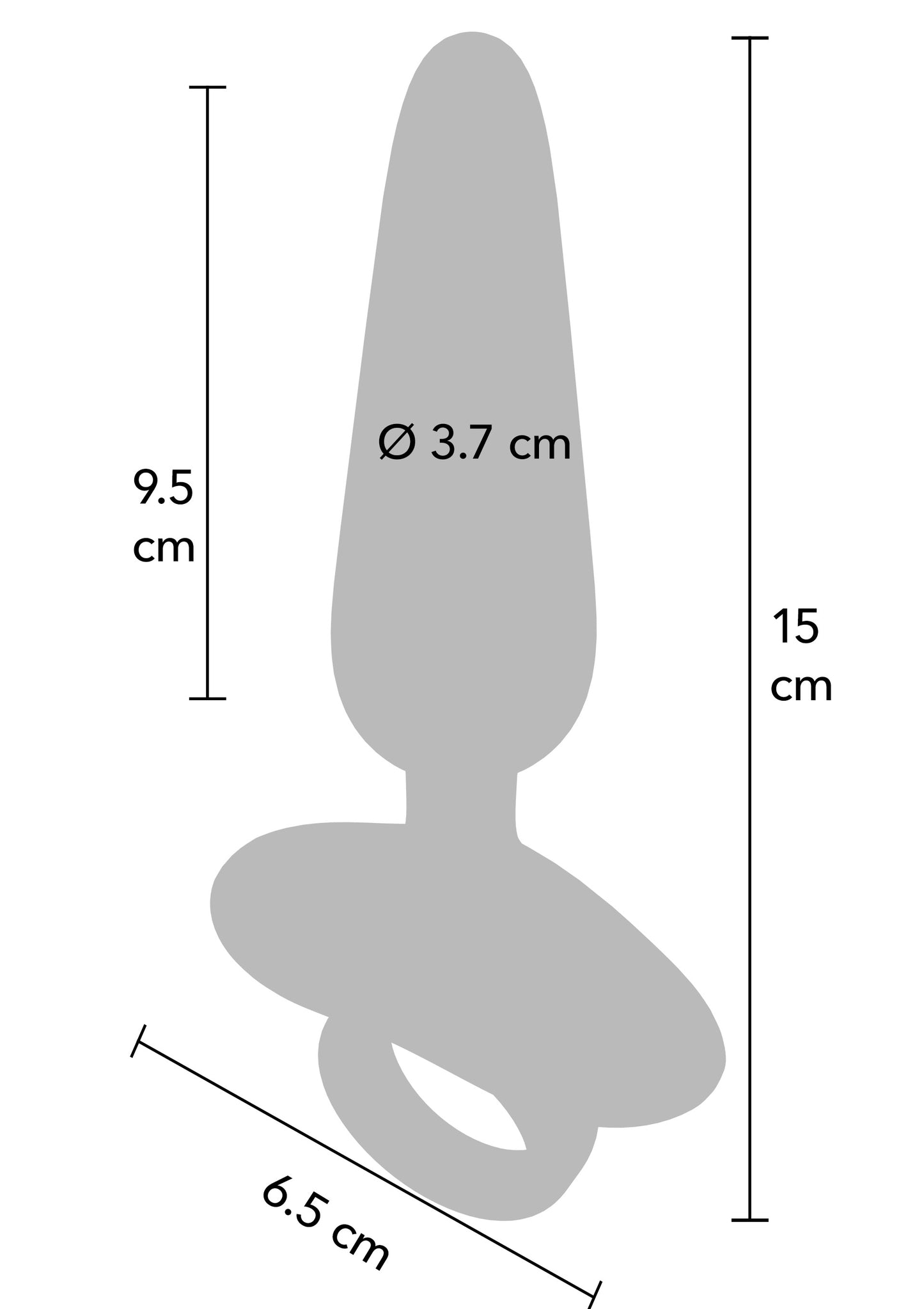 Slim Anal Plug Vibrating + Remote