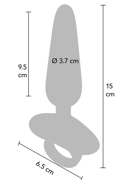 Slim Anal Plug Vibrating + Remote