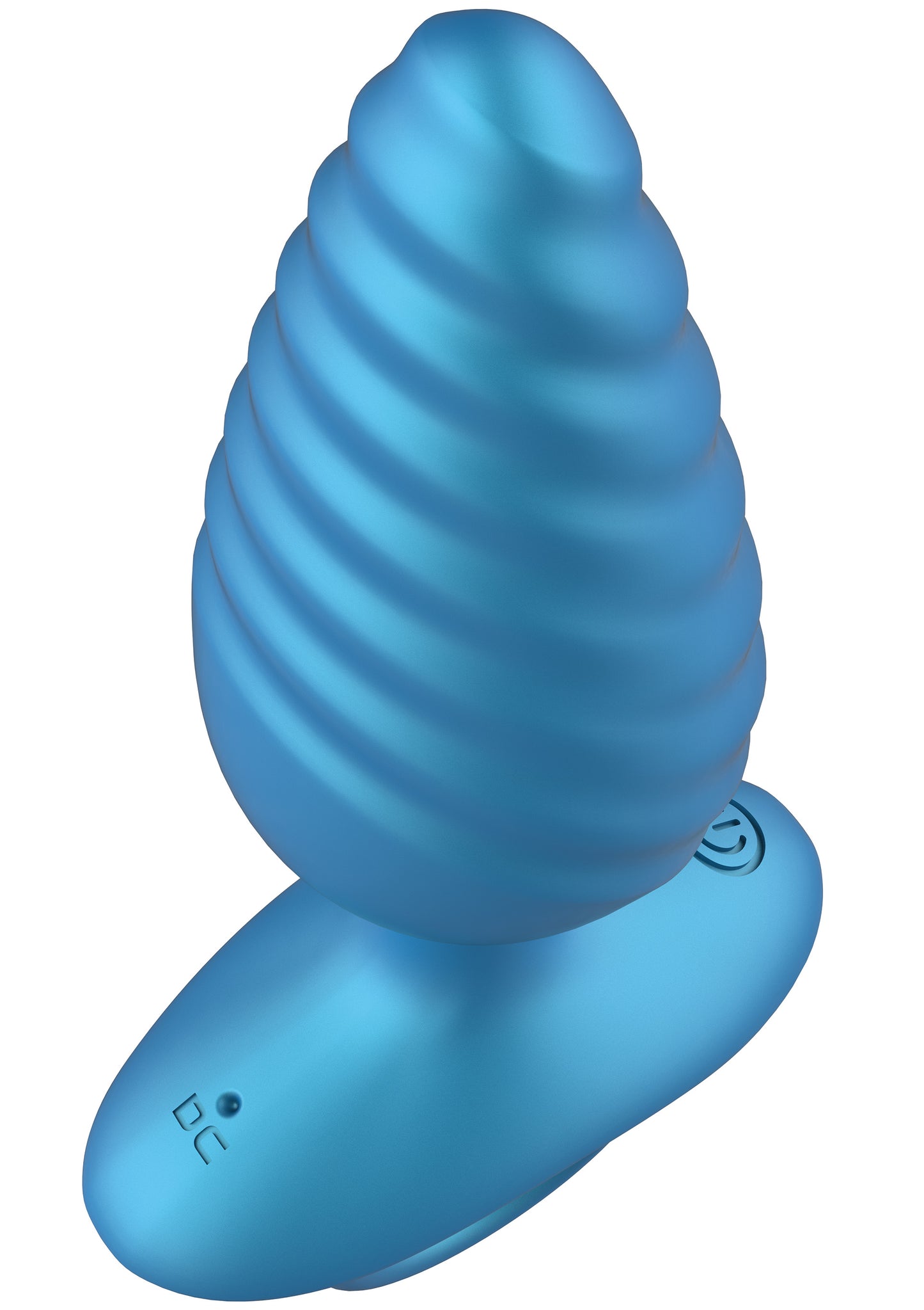 Ribbed Anal Plug Vibrating + Remote