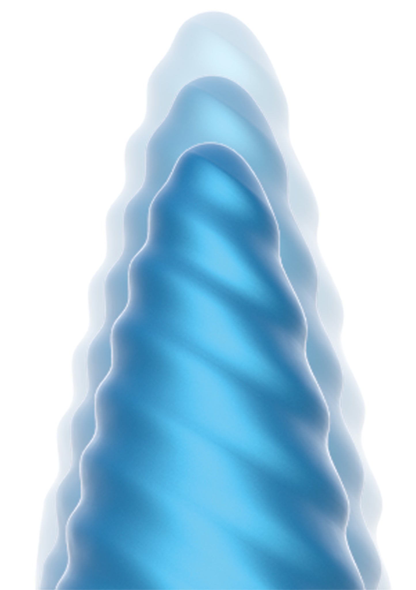 Ribbed Anal Plug Vibrating + Remote