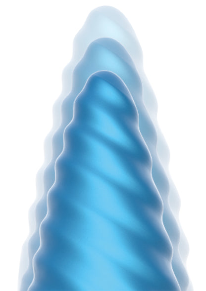 Ribbed Anal Plug Vibrating + Remote