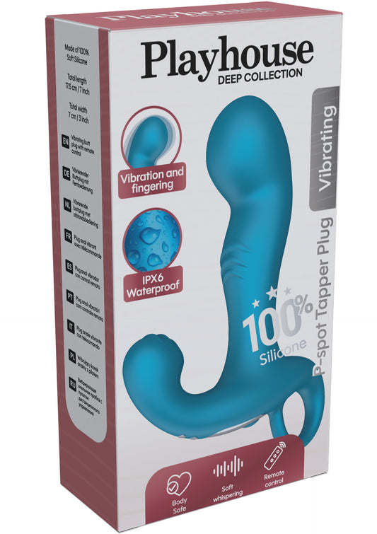 P-spot Tapper Plug Vibrating + Remote