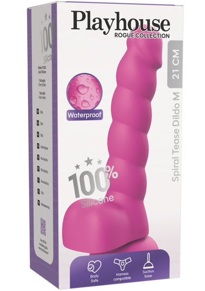Spiral Tease Dildo Silicone M