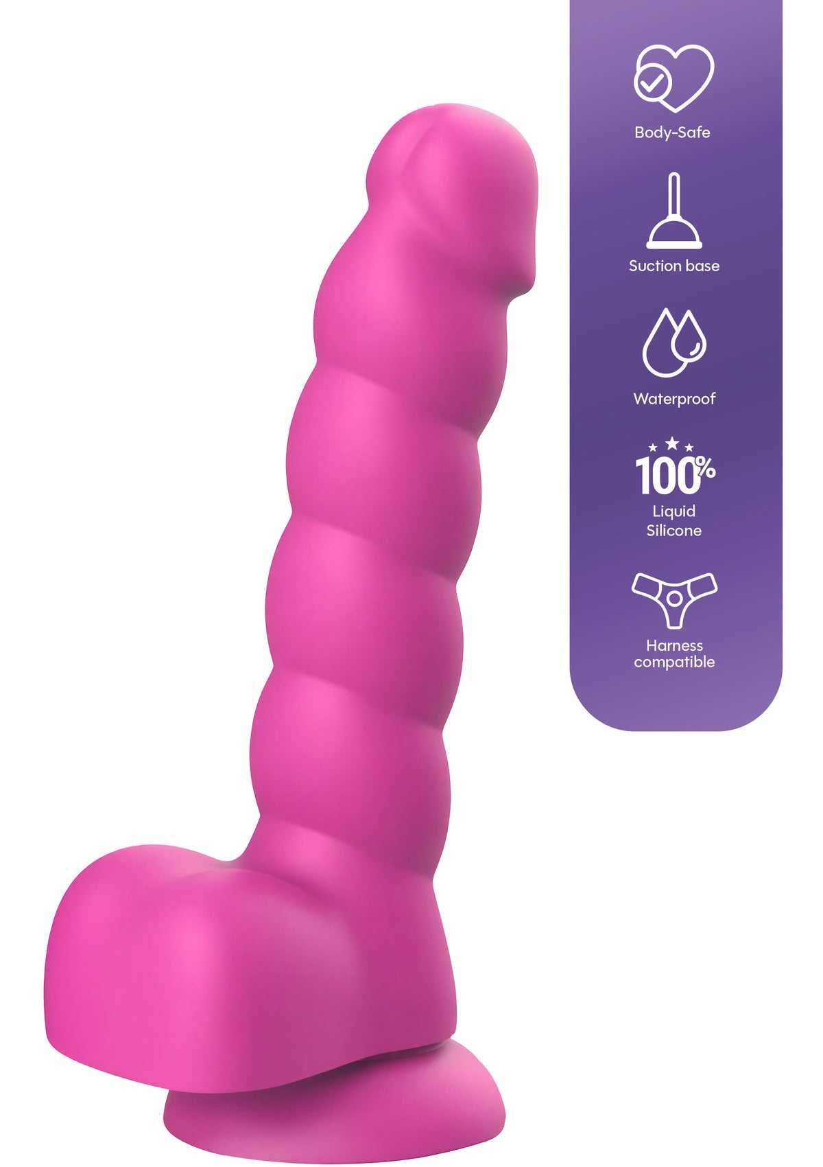 Spiral Tease Dildo Silicone M