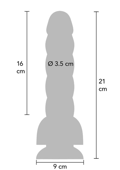 Spiral Tease Dildo Silicone M