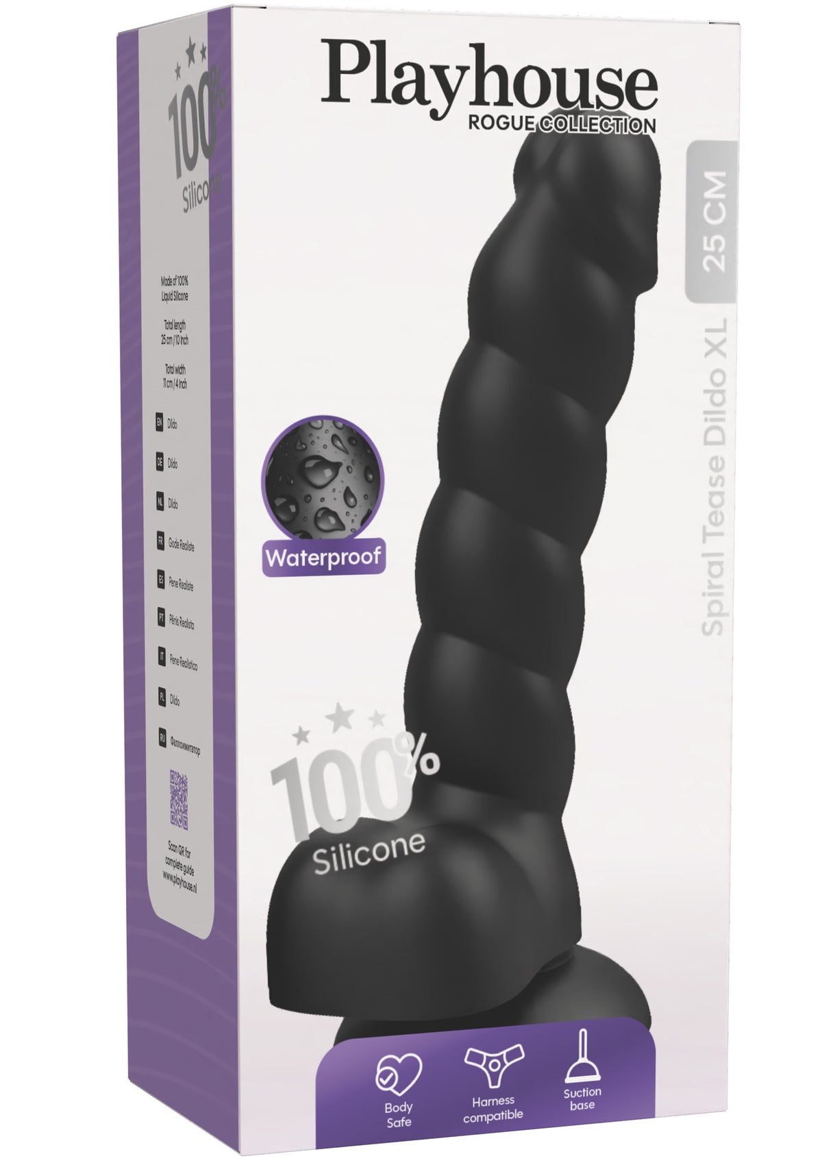 Spiral Tease Dildo Silicone XL