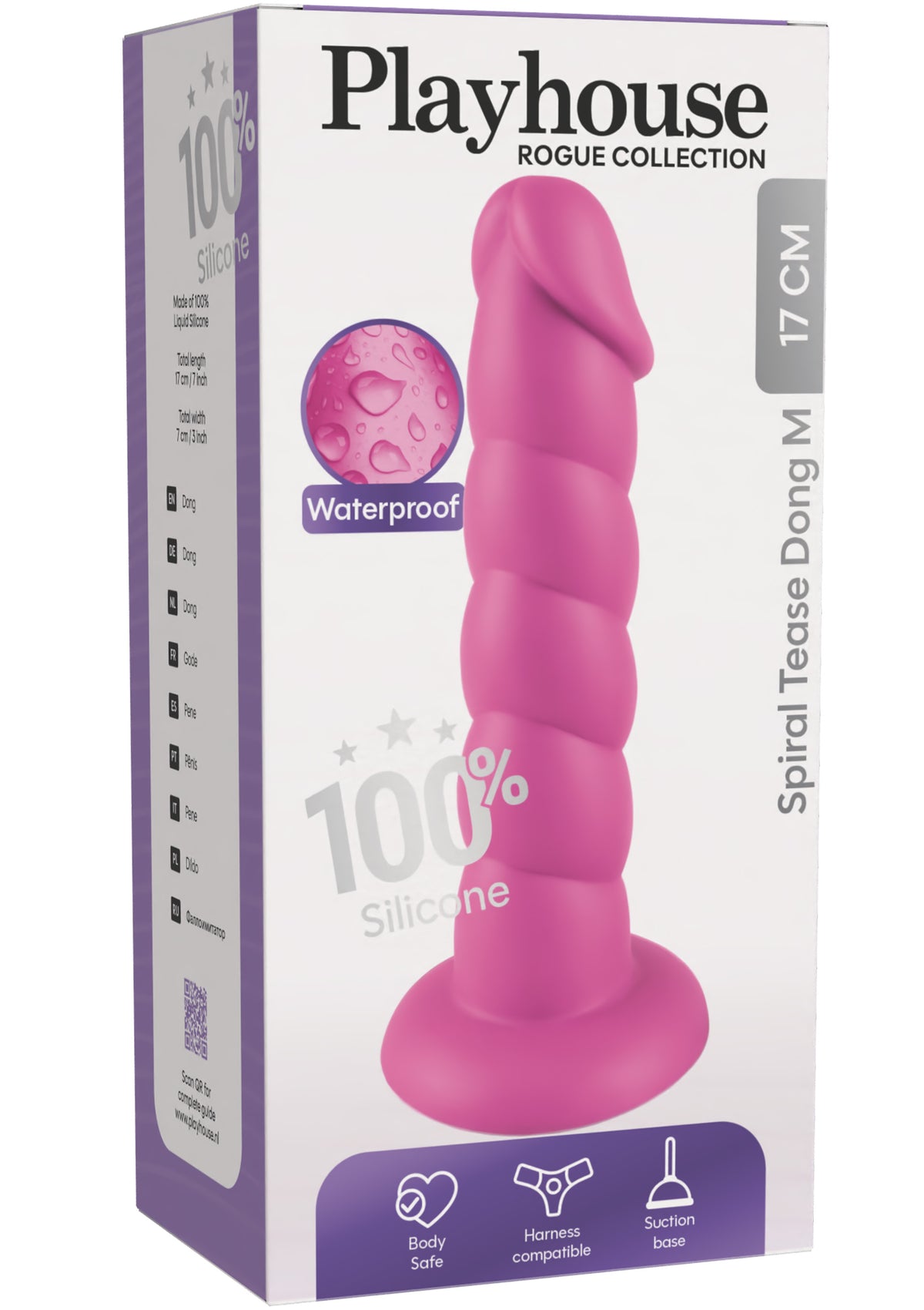 Spiral Tease Dong Silicone M