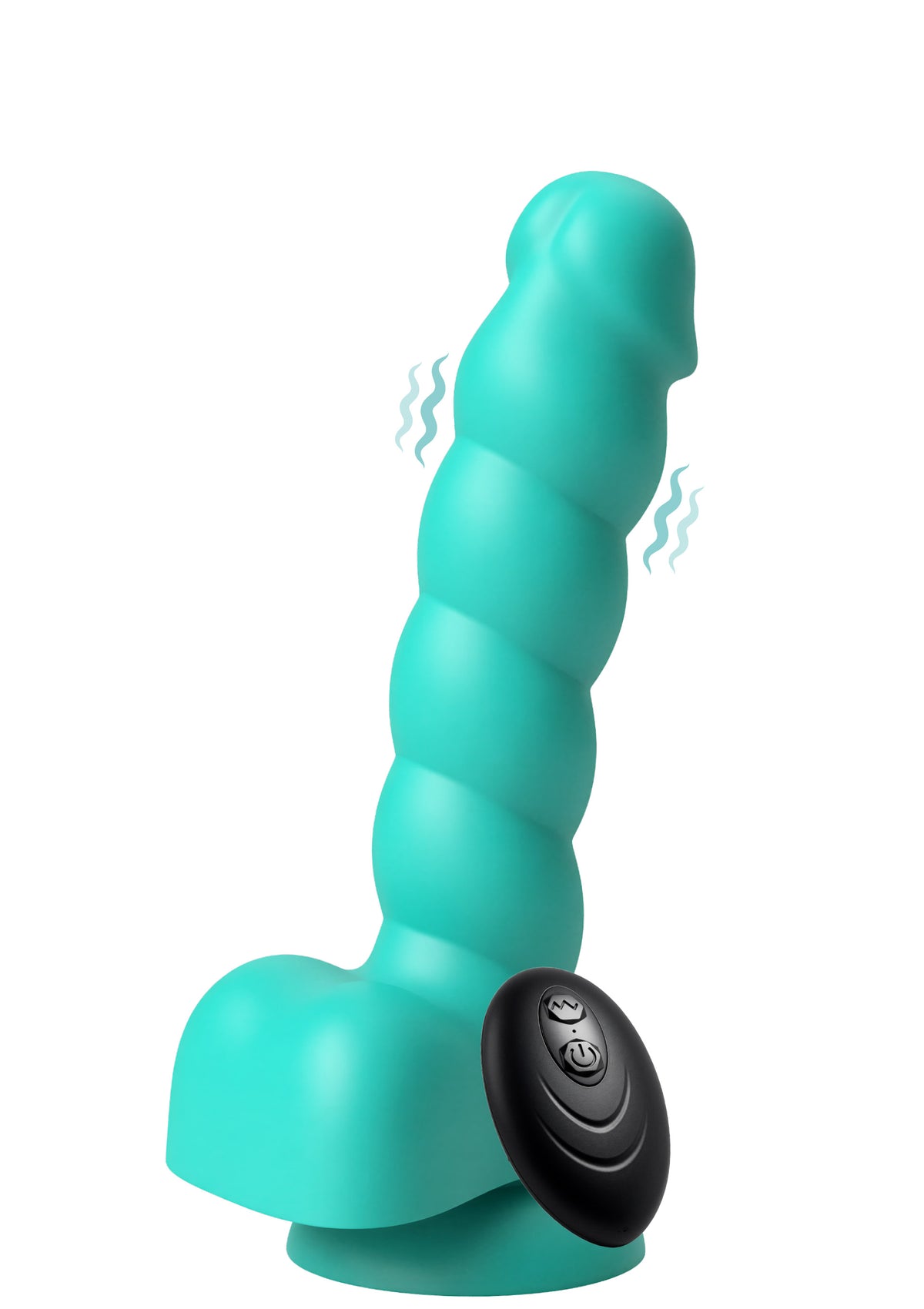 Spiral Tease Vibrating Dildo Silicone S