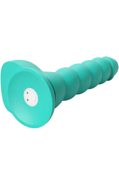 Spiral Tease Vibrating Dildo Silicone S