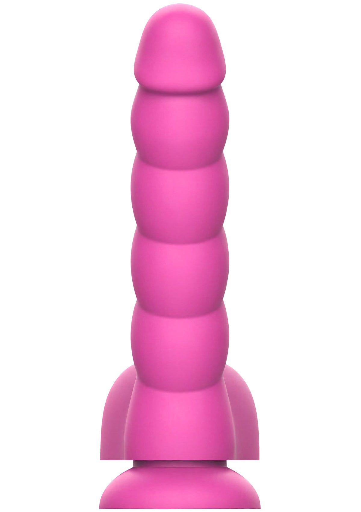 Spiral Tease Vibrating Dildo Silicone M