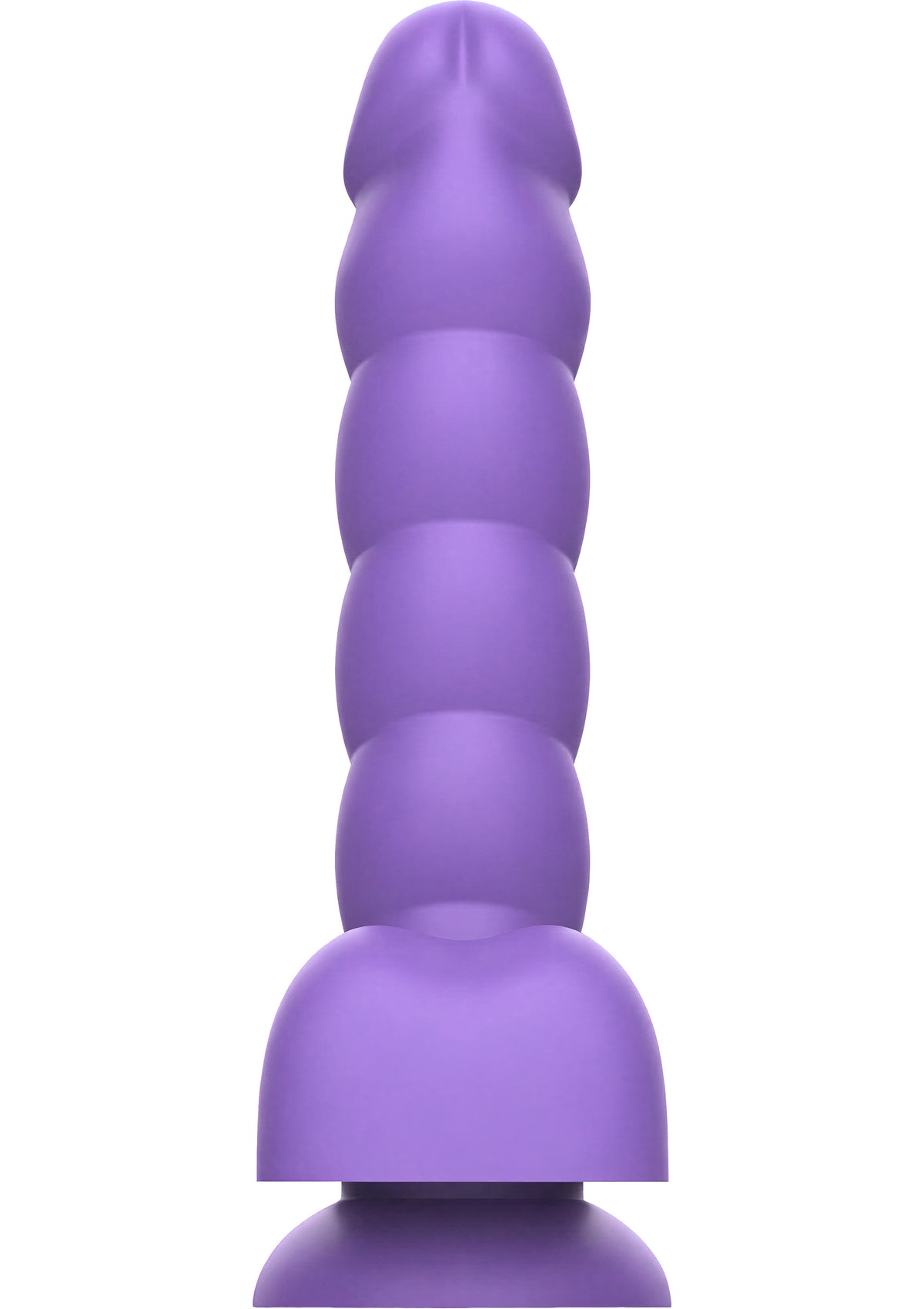 Spiral Tease Vibrating Dildo Silicone L