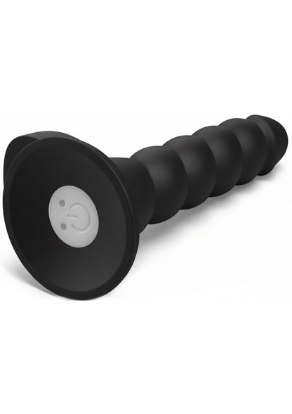 Spiral Tease Vibrating Dildo Silicone XL