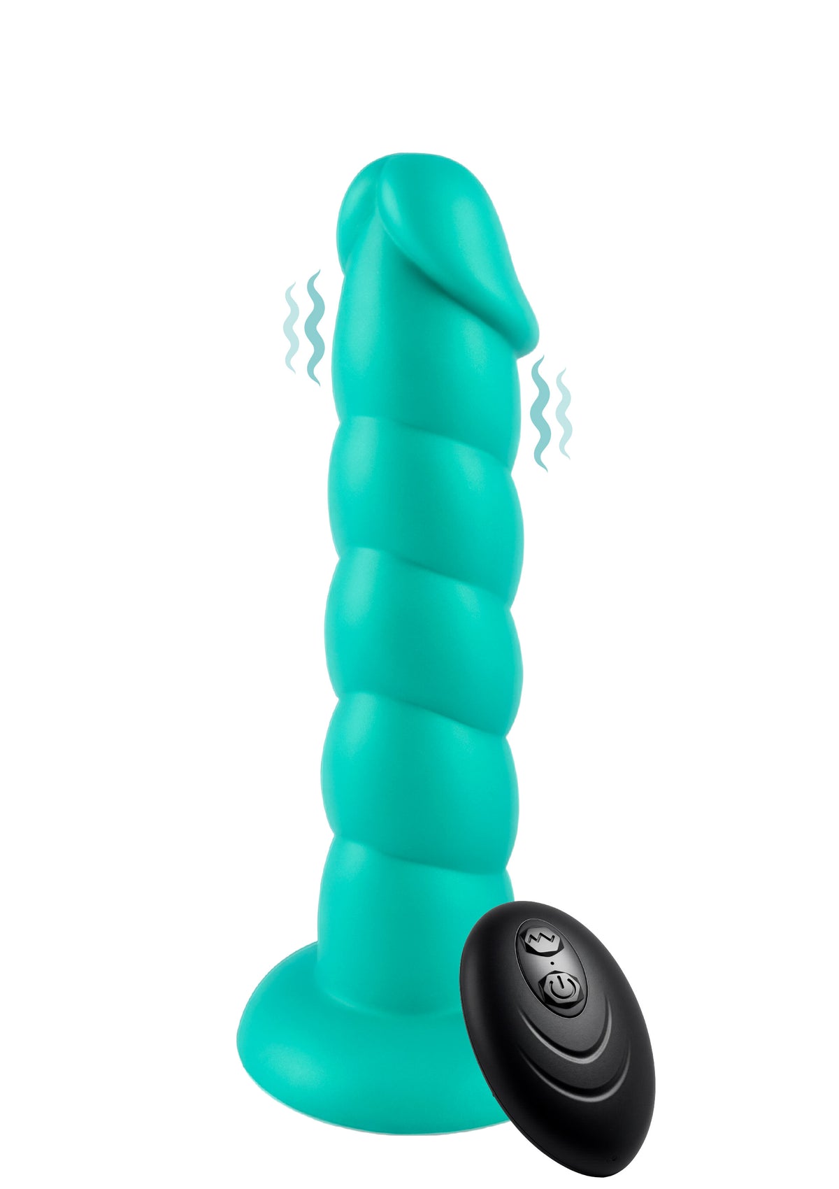 Spiral Tease Vibrating Dong Silicone S
