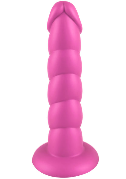 Spiral Tease Vibrating Dong Silicone M